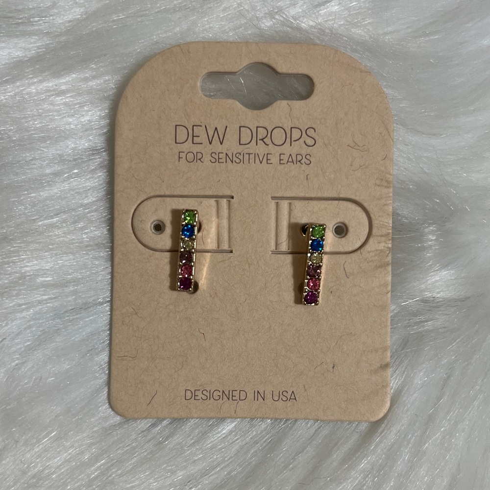 Dew Drops Multicolor Earrings